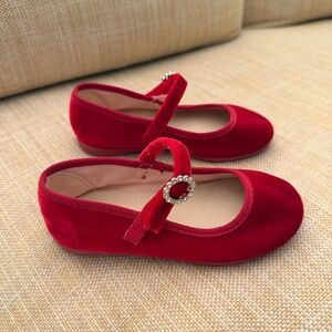 Red Velvet Shoes